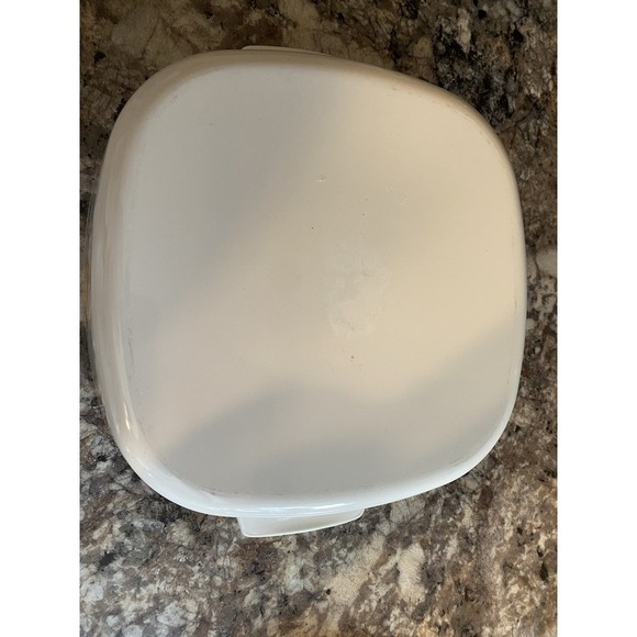 Corning Ware 2L Abundance A-2-B Casserole W/ Clear Pyrex Lid Made in USA Fruit - Picture 6 of 7